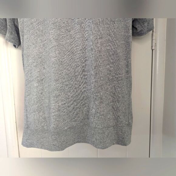 Abercrombie & Fitch Velour Sleeves T-Shirt Nostalgiacore Preppy Athleisure MD - Picture 4 of 10